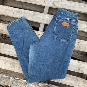 Vintage Wrangler ultra high rise wedgie mom jeans 15/16x32
